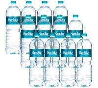PUFAM Still Natural Spring Water - 1.5 L Bottle | Alkaline Mineral Balanced Drinking Water, 12 BOTTLES