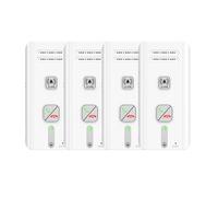 Pufei 2 Way Wireless Intercom System 500M Magnetic Walkie-Talkie (White 4T)