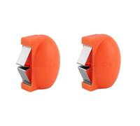 Pufei 2PCS Egg Shell Opener,2026 Upgrade Stainless Steel Egg Cracker Tool, Multifunctional Egg Shell Opener for Raw & Hard-Boiled Eggs, Handheld Kitchen Gadget for Easy Peeling & Separating