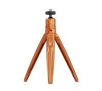 Pufei Desktop Tripod Stand 360 Handheld Selfie Stick Mobile Phone Holder (Orange-A)