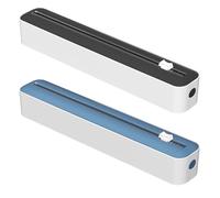 Pufei Magnetic Cling Film Dispenser with Cutter - ABS Plastic Wrap & Aluminum Foil Dispenser Box, Wall-Mounted Kitchen Organizer for Cling Film, Foil, Parchment Paper