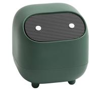 Pufei Mini Table Trash Can - Cute Cartoon Desktop Bin, Small Waste Basket with One-Touch Lid for Office, Kitchen, Bedroom (Anti-Slip, Easy Clean)