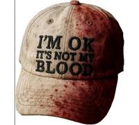 Pufei Problem Solved Baseball Caps for Men And Women Problem Solved Halloween Baseball Caps Horror Funny Halloween Unisex Hat for Costume Enthusiasts Movie Nights Haunted House