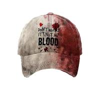 Pufei Problem Solved Baseball Caps for Men And Women Problem Solved Halloween Baseball Caps Horror Funny Halloween Unisex Hat for Costume Enthusiasts Movie Nights Haunted House
