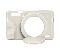 Pufei Silicone Case with Removable Lens Cover for Canon Powershot G7 X Mark III(Beige)
