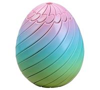 Pufei Twisty Fidget Egg, 3D Printed Slippery Egg Fidget,Smooth Rotating Stress Relief Egg Spinner,Rotating Fidget Puzzle Toy for Stress Relief, Colorful Desk Fidget Toy, Easter Party Favors