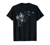 Puff Ball Dandelion Insect Beautiful Dragonfly T-Shirt