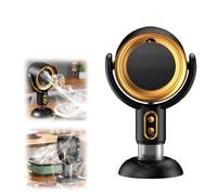 puff hide Purifier Fan,PuffHide Purifier, Portable Electric Smoke Away purifier Fan, Removable and Washable Filter, for Removing Smoke and Odors Smoke Purifier Filters (Gold charging)