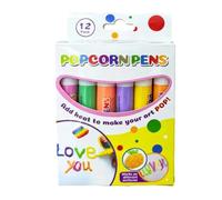 Puff Markers 12-Colors Wate -Based Crafts Art Painting