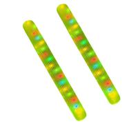 Puffed Pool Noodles, Inflatable Pool Noodles | 2x Blowing Pool Sticks for Travel | Giant Outdoor Water Games, Built-in Bright Colorful Light for Women