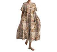 Puffed Sleeves Dresses for Women UK Party Wear Long Next Day Delivery Flowers Summer Dresses Plus Size Summer Maxi Dresses for Women UK 18 Tops for Women UK Clearance Under 10 Pounds Summer