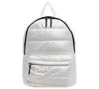 Puffer Backpack for Women Large Capacity Minimalist Puffy Backpack with Tote & Zipper Casual Beige White Backpack for Office, School, Travel, Photo