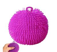 Puffer Balls 7 Inch Stress Stretchy Sensory Ball Spiky Stress Relief and Sensory Stimulation for Fun Fidget Anxiety Game Classroom Prizes Party Favors (Purple)