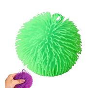 Puffer Balls 7 Inch Stress Stretchy Sensory Ball Spiky Stress Relief and Sensory Stimulation for Fun Fidget Anxiety Game Classroom Prizes Party Favors (Green)