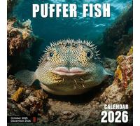 Puffer Fish 2026 Calendar: Spiny surprises from the colorful reef world