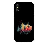 Puffer Fish Blowfish Animal Motif Sea Ocean Pufferfish Case for iPhone X/XS
