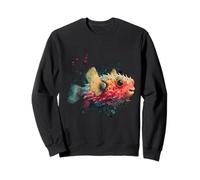 Puffer Fish Blowfish Animal Motif Sea Ocean Pufferfish Sweatshirt