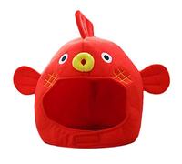 Puffer Fish Hat For Adults Cap Cute Plush Cartoon Headgear Photo Props For Novelty Costume Cosplay Animal Themed Party