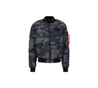 Alpha Industries Ma-1 Camo Bomber Jacket Grey M Men