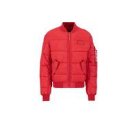 Alpha Industries Ma-1 Puffer Bomber Jacket Red M Men