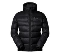 Berghaus Men's Ewden Insulated Extra Warmth Big Baffle Winter Padded Jacket | Hydroloft Insulation | Adjustable Insulated Jacket, Black/Black, XL