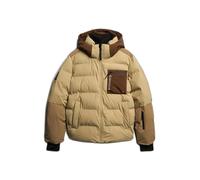 Superdry Ski Sports Block Jacket Brown L Men