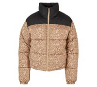Puffer Jacket Urban Classics AOP Retro Beige L