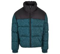 Urban Classics Aop Retro Puffer Jacket Green XL Men
