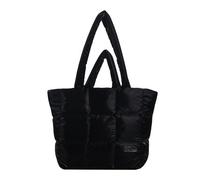 Puffer Shoulder Bag for Women - Soft Padded Down Winter Bags, Quilted Padding Shoulder Bags, Lightweight Hobo | Long Lasting Creatives Pillow Shopper Bag for Winter Travel Casual Everyday Use