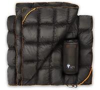 PUFFER WOLF | Extra Large Double Insulated Outdoor Camping Blanket | 2X Puffy, Warm, Packable, Weatherproof, Durable, and Lightweight | Top Quilt for Hiking, Backpacking, Stadium Events, Picnic Use