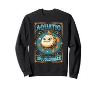 Pufferfish Aquatic Troublemaker Sweatshirt