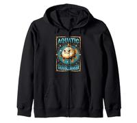 Pufferfish Aquatic Troublemaker Zip Hoodie