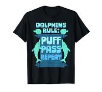Pufferfish Dolphins Rule Puff Pass Repeat T-Shirt