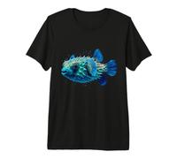 Pufferfish Motfi Blowfish Lover Sea Ocean Animal Puffer Fish Premium T-Shirt