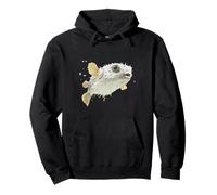 Pufferfish Motfi Blowfish Lover Sea Ocean Animal Puffer Fish Pullover Hoodie
