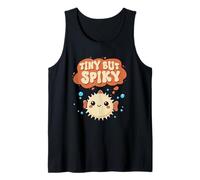Pufferfish Tiny But Spiky Tank Top