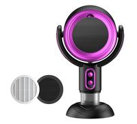 PuffHide Purifier & odor Away Purifier Fan Portable Rechargeble Adjustable Angle Puff-Hide odor Fan, Tabletop odor Purifier Filters for Removes odor (Black Purple)