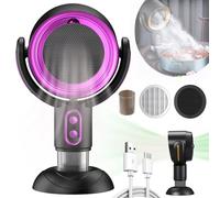 Puffhide Purifier, Puffhide For Smoke Fan, Puffhide Smoke Eliminator, Smoke Fan for Smoking Indoors, Puff Chill Fan For Smoking, Smoke Purifier Filters.(Purple-Charge)