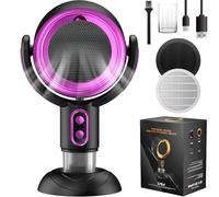 Puffhide Purifier, Puffhide Smoke Away Purifier Fan, Rechargeable Puffhide for Smoke Fan, 3000mah, Portable Smoke Air Purifier Fan for Removes Smoke & Odors (Purple-charge)