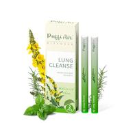 Puffiair Herbal Diffuser Pen, 10cm Lung Cleanse Diffuser, Mullein Flavoured Air Inhaler, No Nicotine Inhaler with Mullein, Thyme & Mint Extracts, 2 Pens, 600 Total Uses