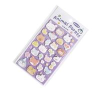 Puffier Sticker Sheets Adorable Small Stickers for Kids and Adults Tiny for Phone Case, Notebook, Scrapbooking Felt Animal