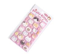 Puffier Sticker Sheets Adorable Small Stickers for Kids and Adults Tiny for Phone Case, Notebook, Scrapbooking Felt Animal