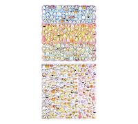 Puffier Sticker Sheets Adorable Small Stickers for Kids and Adults Tiny for Phone Case Notebook Scrapbooking Reusable Puffier