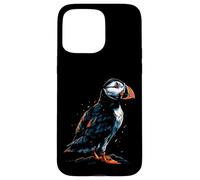 Puffin Animal Love Motif Case for iPhone 15 Pro Max