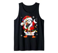 Puffin Bird Christmas Lights Fun Dab Dance Santa Xmas Tank Top