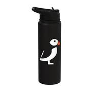 Puffin Bird Iceland Souvenir Stainless Steel Insulated Water Bottle