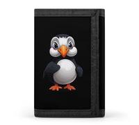 Puffin Bird Trifold Wallet Cute Card Slots Holder Clutch Purse Wallets for Men Women