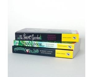 Puffin Classics 3 Set - Treasure Island + Jungle Book + The Secret Garden - NEW