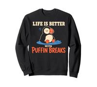 Puffin Coastal Bird Introvert Bird Lover Gift Sweatshirt