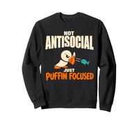 Puffin Coastal Bird Introvert Bird Lover Gift Sweatshirt